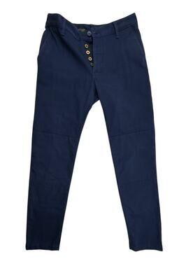 Askov Finlayson Vermilion Button Fly Pant Men 29X30 Blue Japanese Canvas USA